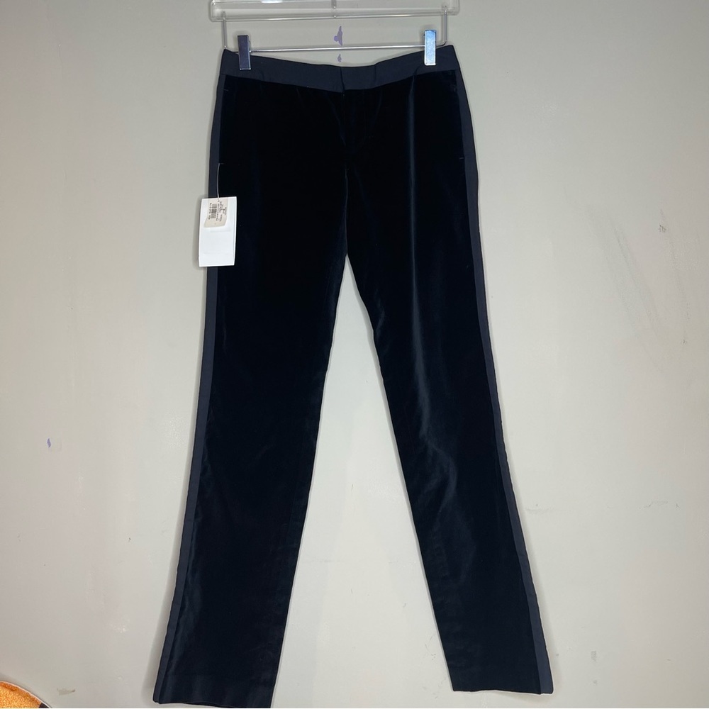 Armani Exchange black velvet pants size 0